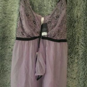 Cacique Lavender 2-Piece Nightie Size 18/20